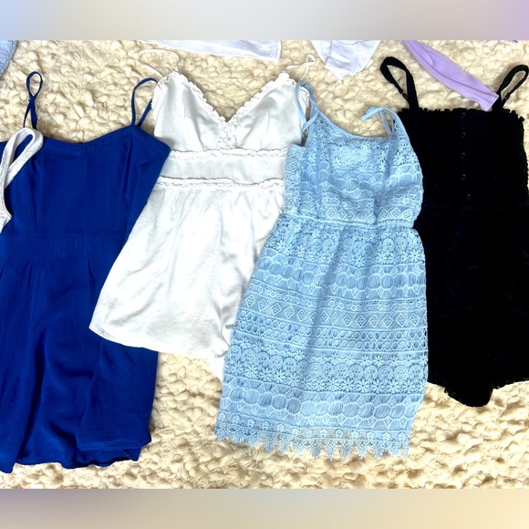American Eagle/Hollister + Tops - 🌼12 piece Bundle- Small and Xsmall tops, dresses, rompers. AmEagle/Holli…